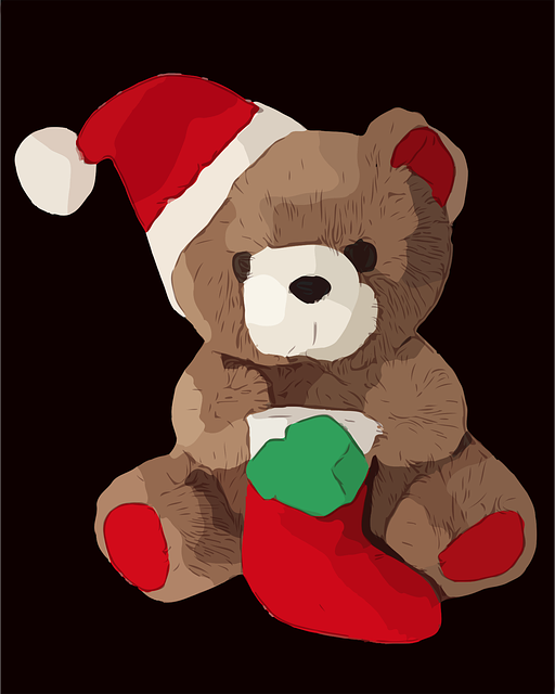 Free download Christmas Teddy Bear - Free vector graphic on Pixabay free illustration to be edited with GIMP free online image editor