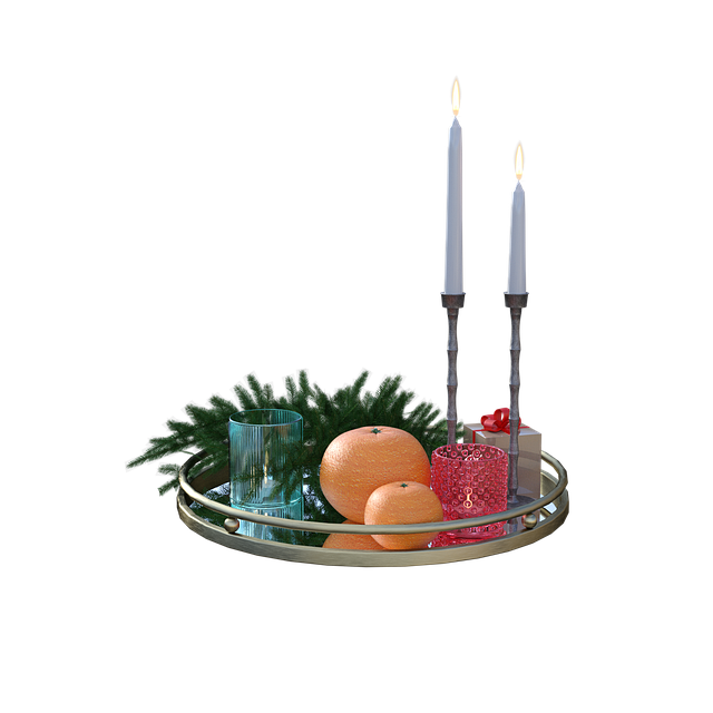 Free download Christmas Tray Oranges Present -  free illustration to be edited with GIMP free online image editor