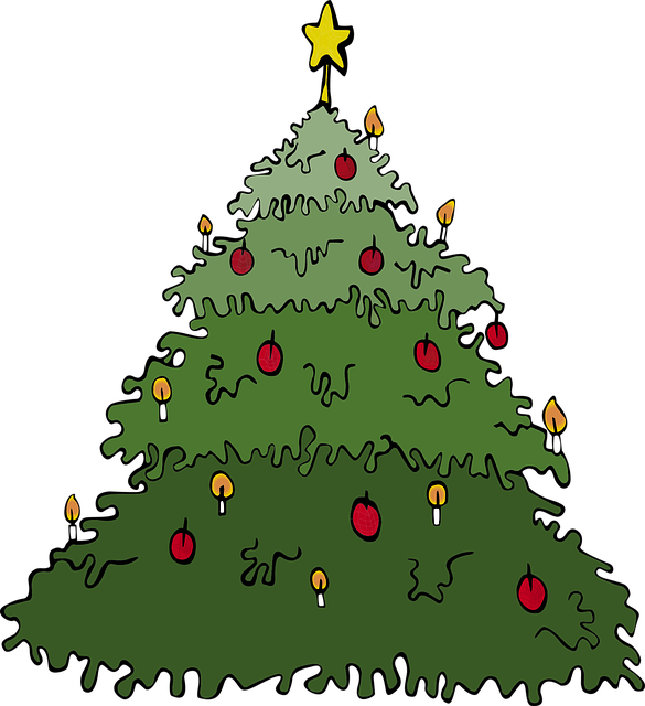 Free download Christmas Tree December - Free vector graphic on Pixabay free illustration to be edited with GIMP free online image editor