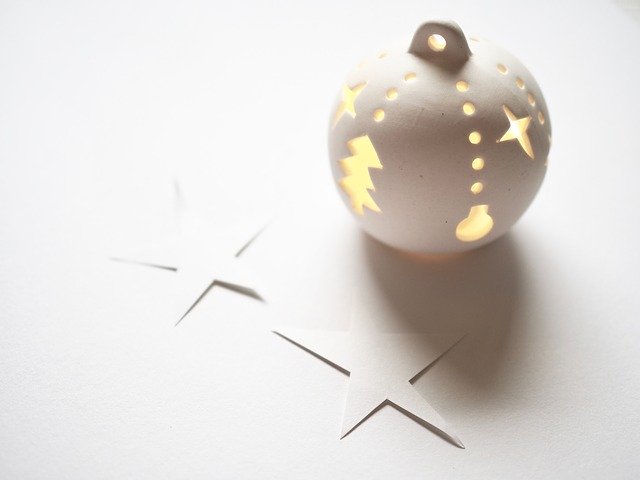 Free download Christmas White Bauble -  free photo or picture to be edited with GIMP online image editor