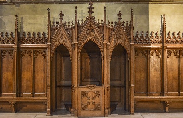 Free download Church Confessional Confession -  free photo or picture to be edited with GIMP online image editor