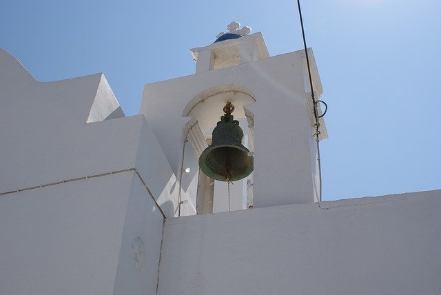 Free download Church Greece Sky -  free photo or picture to be edited with GIMP online image editor