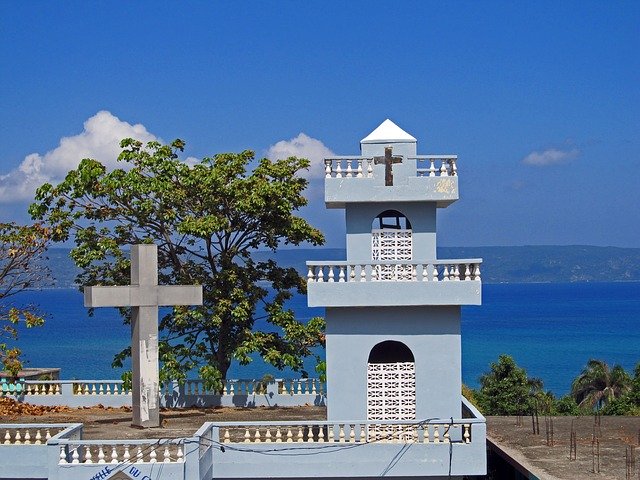 Free download Church Haiti Blue -  free photo or picture to be edited with GIMP online image editor