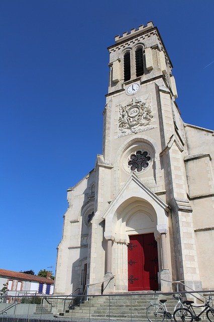 Free download Church Saint Christophe Du -  free photo or picture to be edited with GIMP online image editor