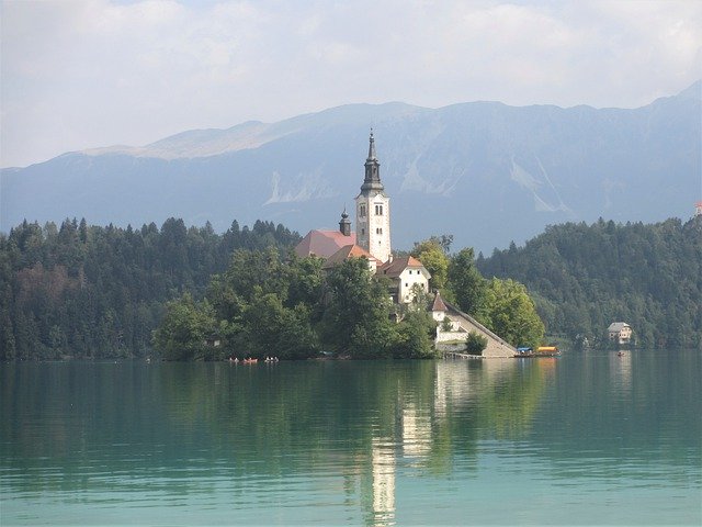 Free download Church Slovenia Bled -  free photo or picture to be edited with GIMP online image editor