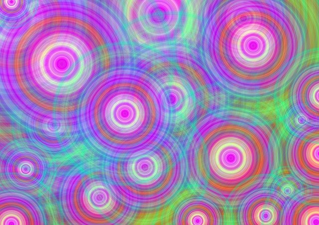 Free download Circle Colorful Pattern -  free illustration to be edited with GIMP free online image editor