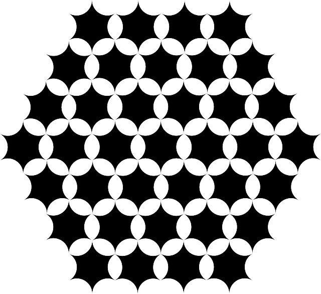 Free download Circles Intersections Hexagons - Free vector graphic on Pixabay free illustration to be edited with GIMP free online image editor