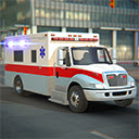 City Ambulance Car Driving Game  screen for extension Chrome web store in OffiDocs Chromium