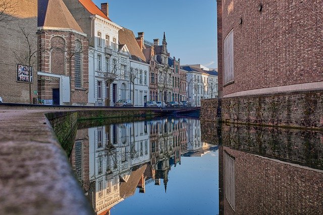 Free download city buildings water mechelen free picture to be edited with GIMP free online image editor