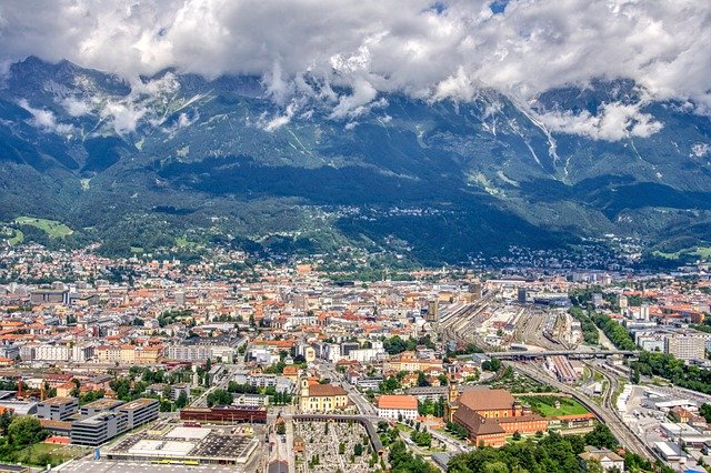 Free download cityscape city innsbruck austria free picture to be edited with GIMP free online image editor