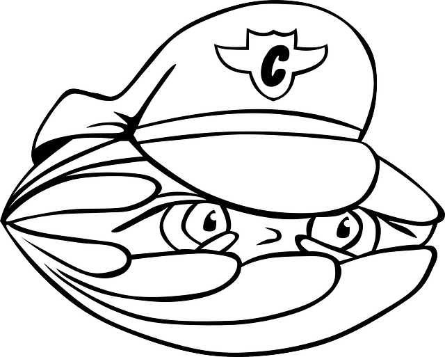 Free download Clam Shell Police - Free vector graphic on Pixabay free illustration to be edited with GIMP free online image editor