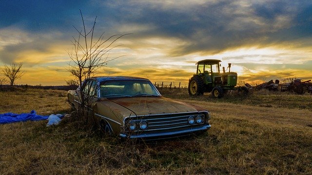 Free download Classic Car Sunset -  free photo or picture to be edited with GIMP online image editor