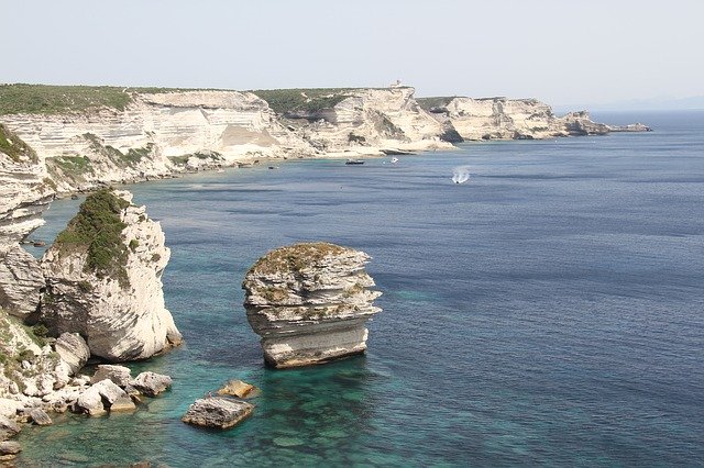 Free download Cliffs Bonifacio Corsica -  free photo or picture to be edited with GIMP online image editor