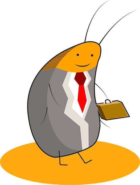 Free download Cockroach Entrepreneur Work -  free illustration to be edited with GIMP free online image editor