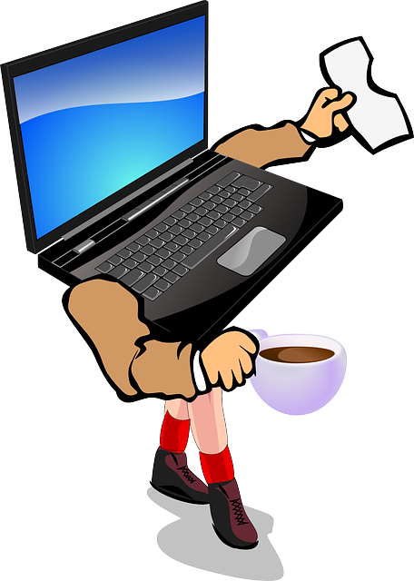 Free download Coffee Computer Laptop - Free vector graphic on Pixabay free illustration to be edited with GIMP free online image editor