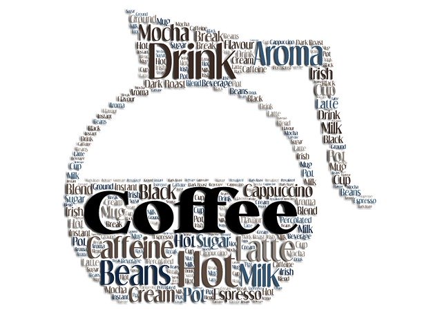 Free download Coffee Pot Wordart Lettering -  free illustration to be edited with GIMP free online image editor