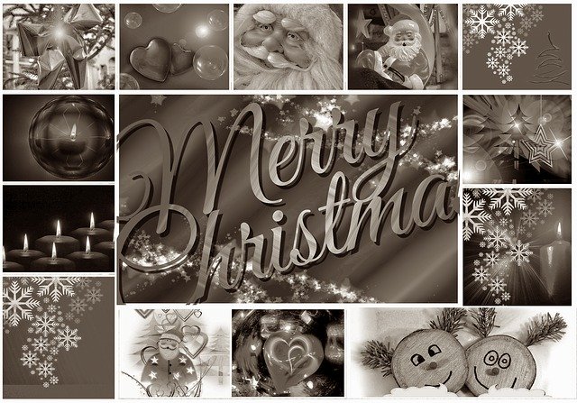 Free download Collage Christmas Candlelight -  free illustration to be edited with GIMP free online image editor