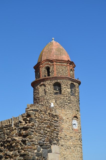 Free download Collioure Church France -  free photo or picture to be edited with GIMP online image editor