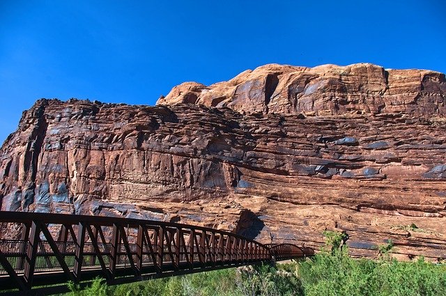 Free download Colorado Riverway Footbridge -  free photo or picture to be edited with GIMP online image editor