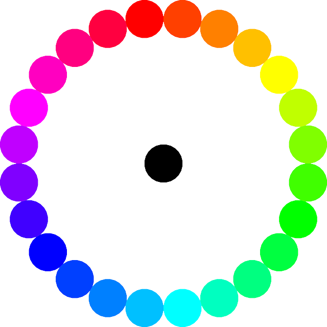 Free download Colors Circle Symmetry Rainbow - Free vector graphic on Pixabay free illustration to be edited with GIMP free online image editor