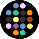 Colour Dots  screen for extension Chrome web store in OffiDocs Chromium