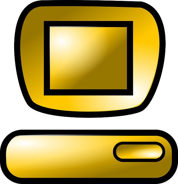 Free download Computer Desktop Gold - Free vector graphic on Pixabay free illustration to be edited with GIMP free online image editor