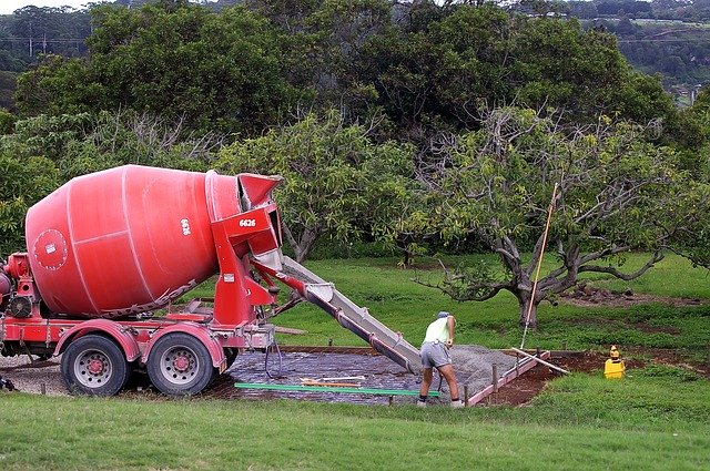 Free download Concrete Mixer Pouring -  free photo or picture to be edited with GIMP online image editor