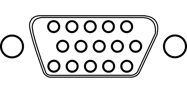 Free download Connector Vga Pins - Free vector graphic on Pixabay free illustration to be edited with GIMP free online image editor