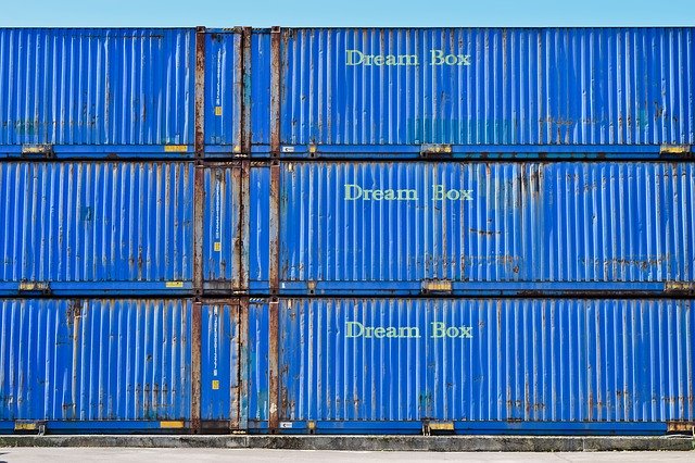 Free download Container Cargo Trade -  free photo or picture to be edited with GIMP online image editor