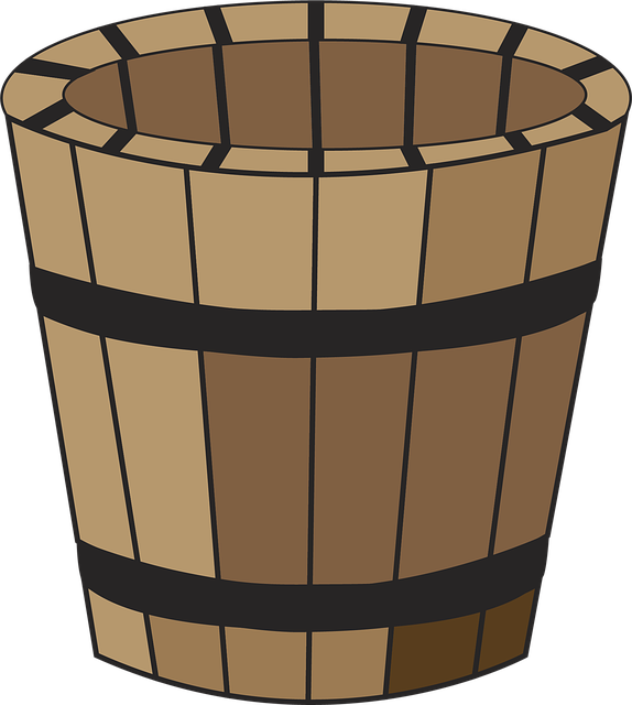 Free download Container Wood Pail -  free illustration to be edited with GIMP free online image editor