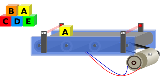 Free download Conveyor Belt Factory - Free vector graphic on Pixabay free illustration to be edited with GIMP free online image editor