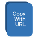 Copy With URL  screen for extension Chrome web store in OffiDocs Chromium