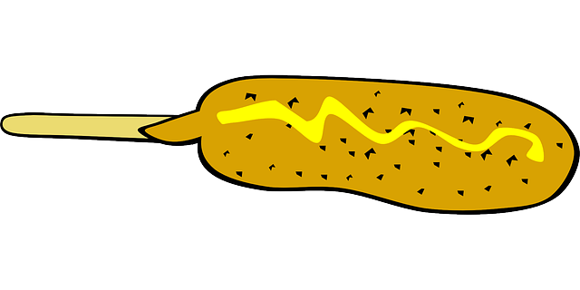 Free download Corn Dog Hotdog Food - Free vector graphic on Pixabay free illustration to be edited with GIMP free online image editor