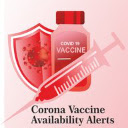 Corona Vaccine Availability Alerts  screen for extension Chrome web store in OffiDocs Chromium