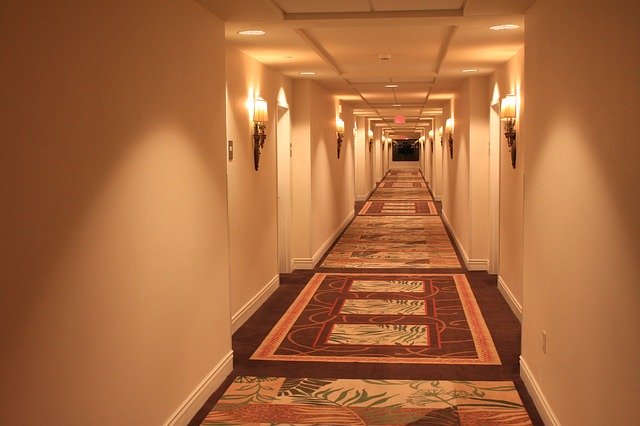 Free download Corridor Hotel Carpets -  free photo or picture to be edited with GIMP online image editor