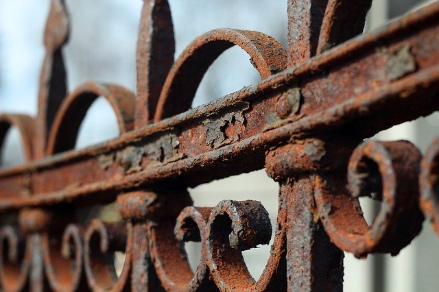 Free download Corrosion Fencing Brown -  free photo or picture to be edited with GIMP online image editor