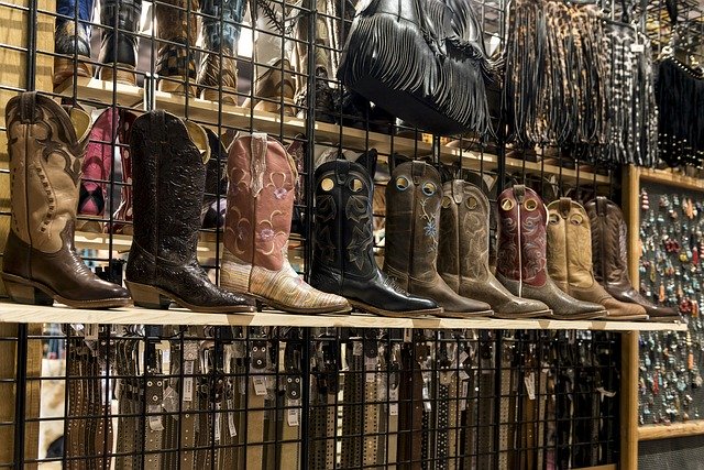 Free download Cowboy Boots Shelves Styles free photo template to be edited with GIMP online image editor