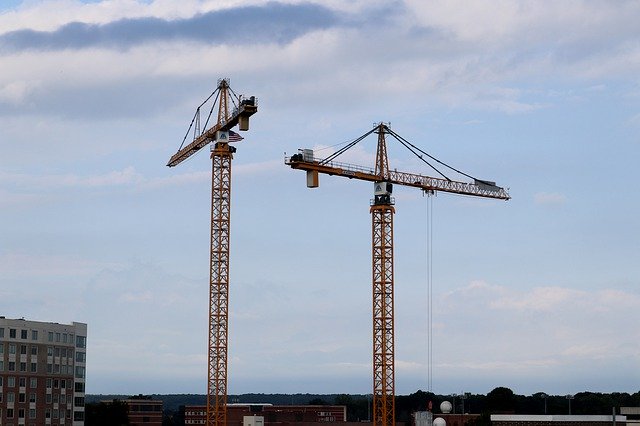 Free download Crane Building Construction -  free photo or picture to be edited with GIMP online image editor