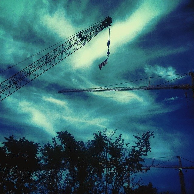 Free download Crane Construction Site -  free illustration to be edited with GIMP free online image editor