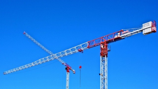 Gratis download Crane Site Sky - gratis foto of afbeelding om te bewerken met GIMP online afbeeldingseditor