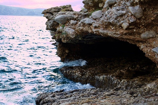 Free download Croatia Sea Rock -  free photo or picture to be edited with GIMP online image editor