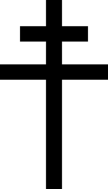 Free download Cross Black Patriarchal - Free vector graphic on Pixabay free illustration to be edited with GIMP free online image editor