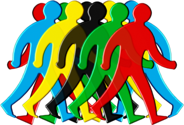 Free download Crowd Group Personnel -  free illustration to be edited with GIMP free online image editor