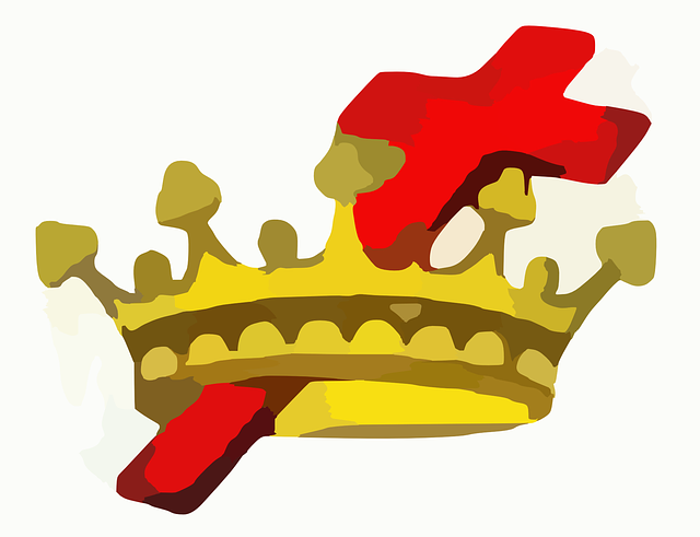 Free download Crown Cross King - Free vector graphic on Pixabay free illustration to be edited with GIMP free online image editor