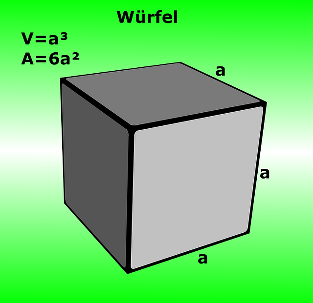 Download gratuito Cube Mathematics Stereometry - illustrazione gratuita da modificare con l'editor di immagini online gratuito GIMP