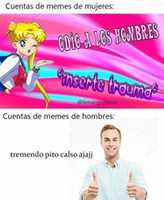 Free download Cuenta de memes de mujeres vs cuenta de memes de hombres free photo or picture to be edited with GIMP online image editor