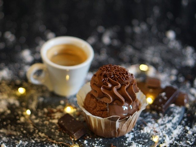 Free download Cupcake Chocolate Coffee Time -  free photo or picture to be edited with GIMP online image editor