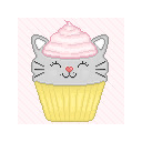 Cute Pink Pixel Dog, Cat, Animal Paw Prints  screen for extension Chrome web store in OffiDocs Chromium