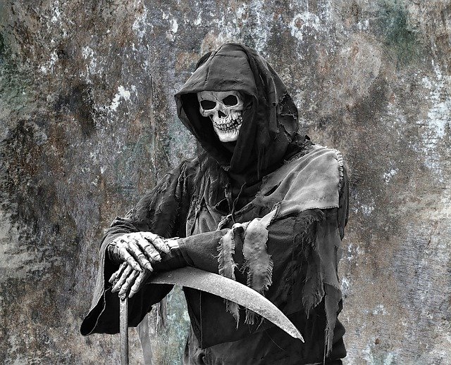 Free download Cutter Man Scythe Spooky -  free photo or picture to be edited with GIMP online image editor