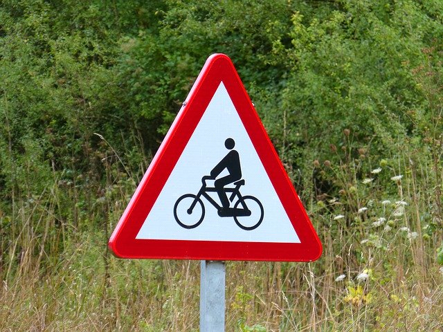 Free download Cyclist Signal Cycling -  free photo or picture to be edited with GIMP online image editor